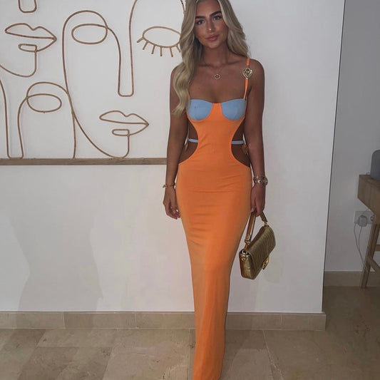 Farah Maxi Dress Orange