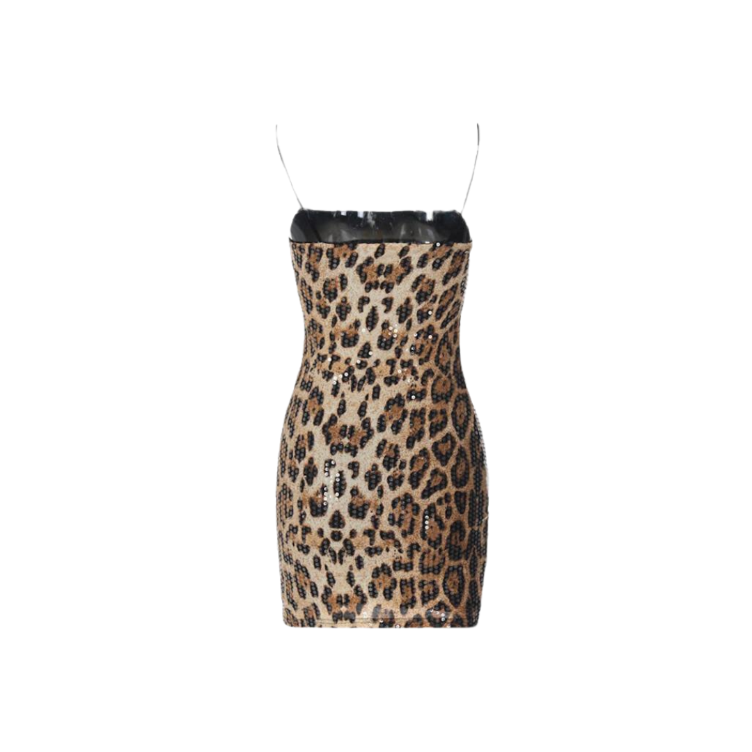 Lux Mini Dress Leopard